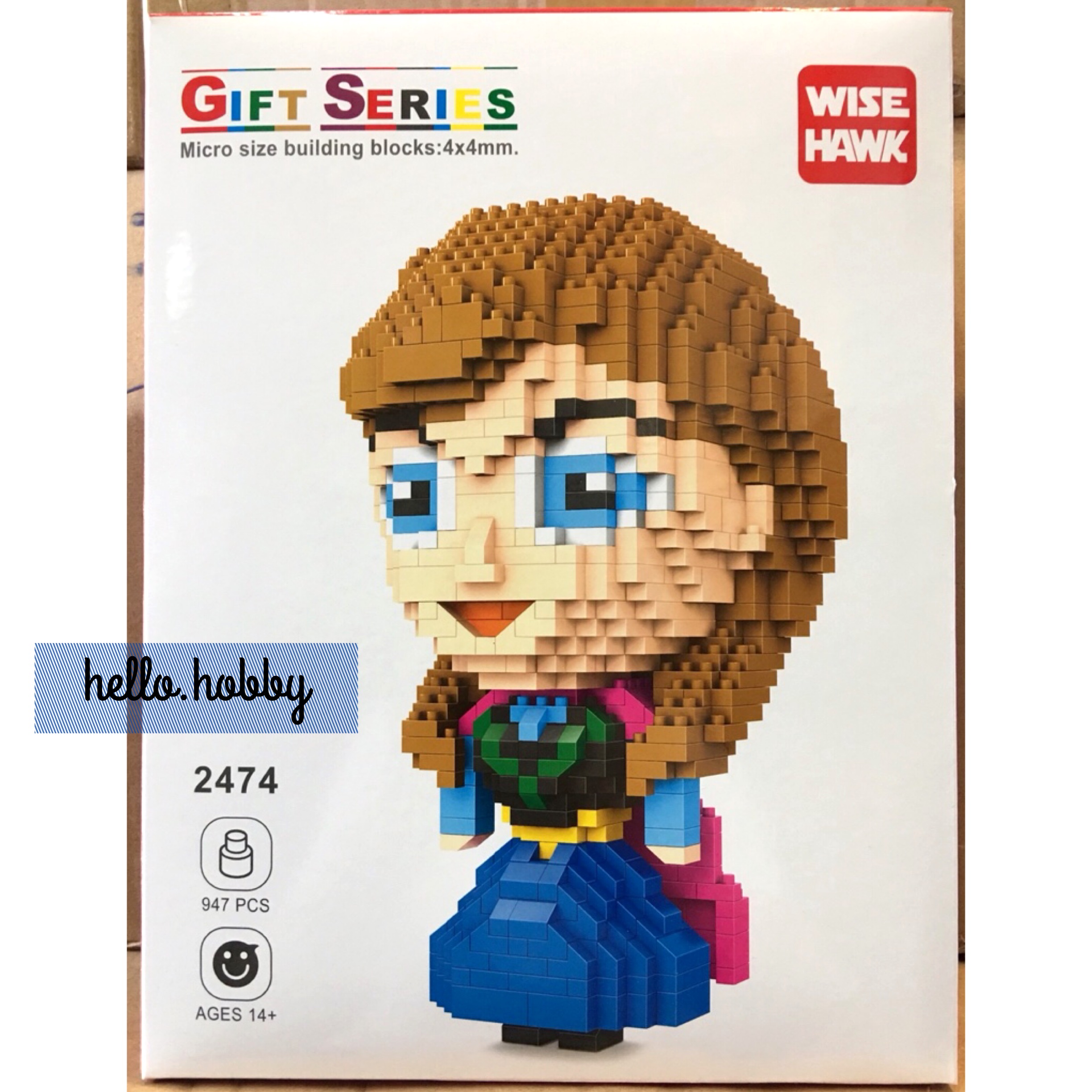Wise Hawk 2474 Frozen Princess Anna 947pcs