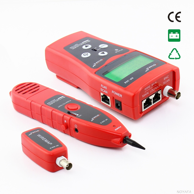 NF-308 Digital Network LAN Telephone Coaxial BNC USB Cable Tracker Tester