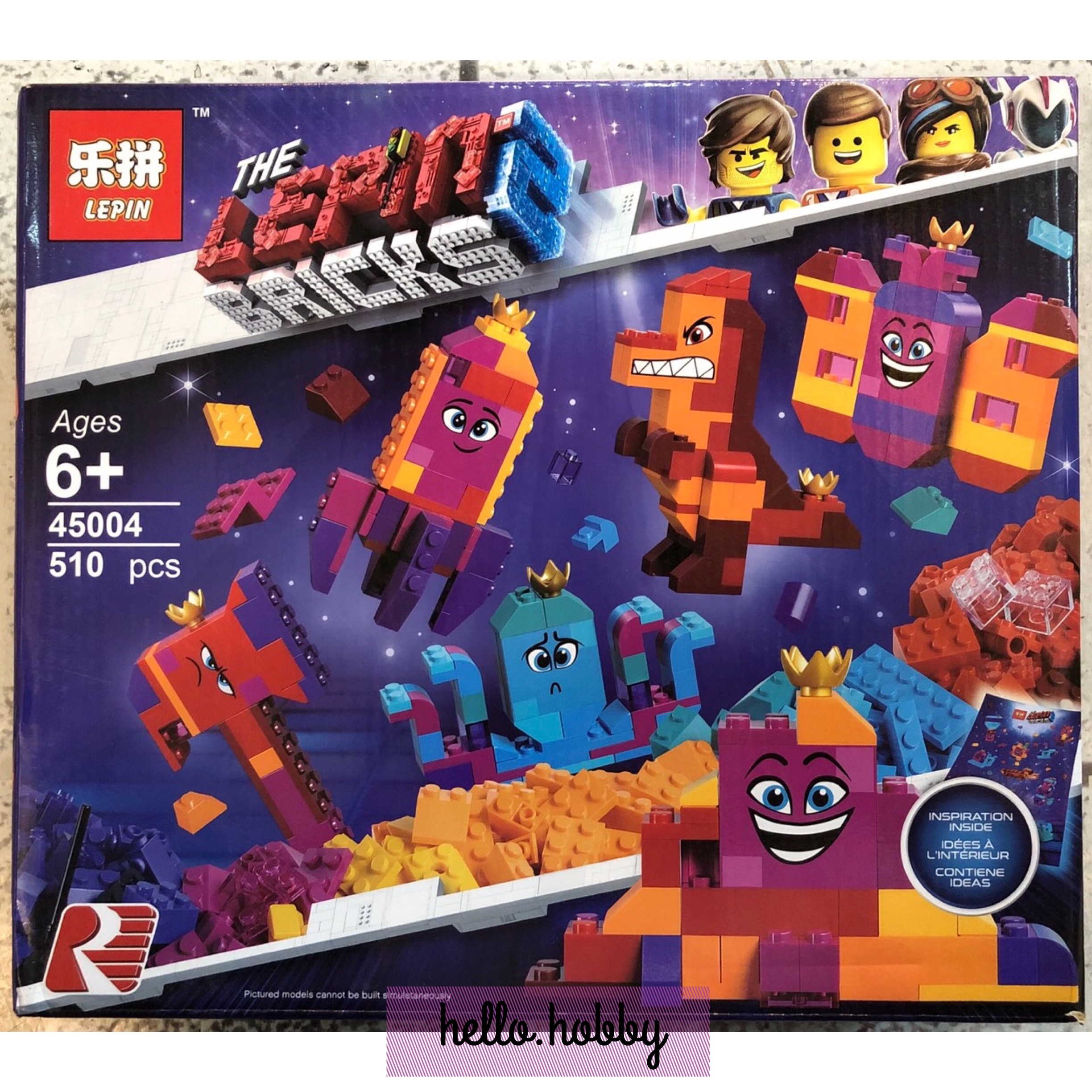 Lepin 45004 Queen Watevra's Build Whatever Box! 510pcs