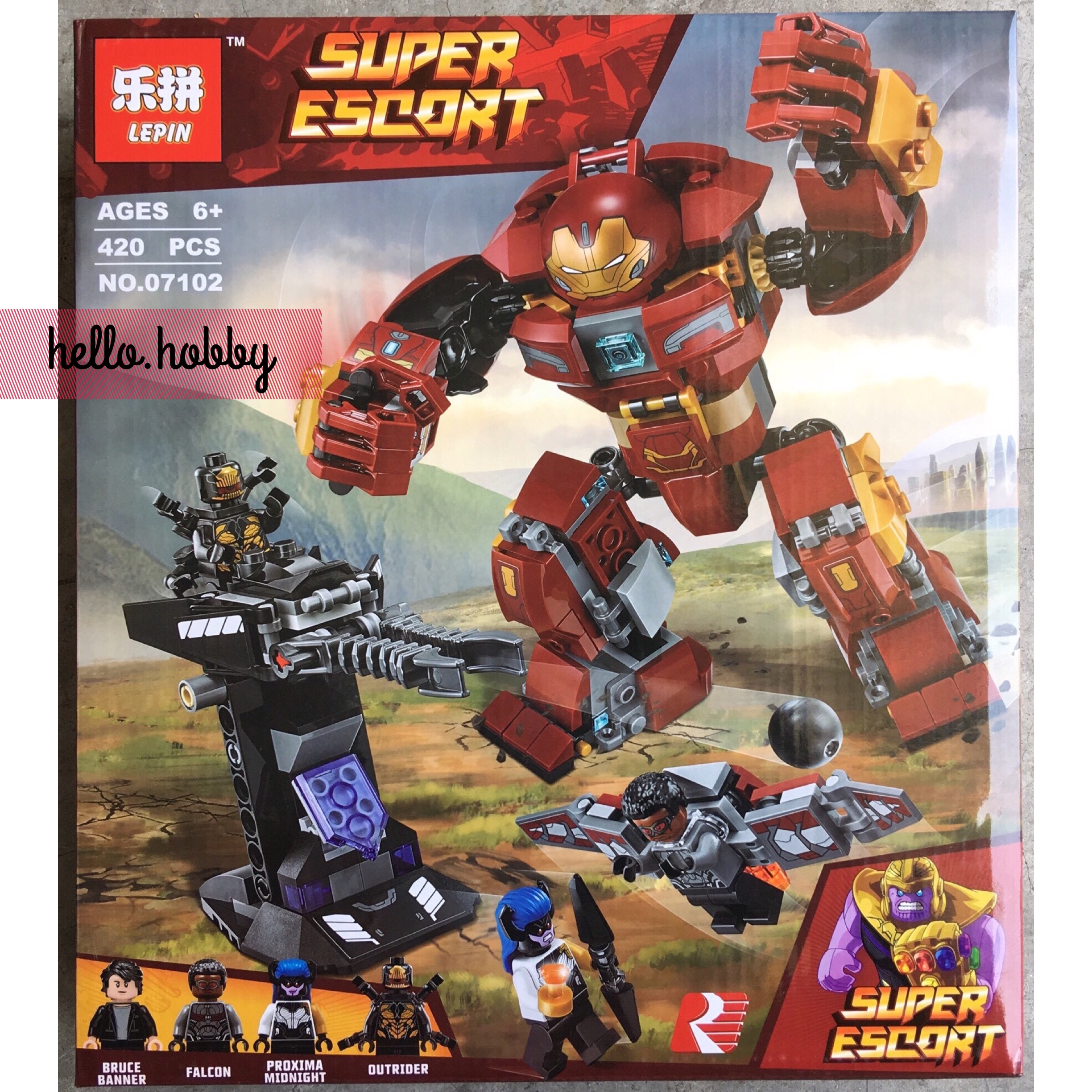 Lepin 07102 The Hulkbuster Smash-Up 420pcs