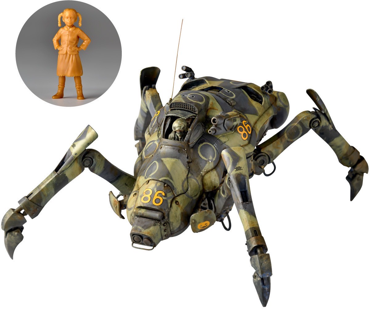 Pre-order : 1/35 ARTPLA Maschinen Krieger Sturmkafer & Pamela Amsel Plastic Model Kit by Kaiyodo