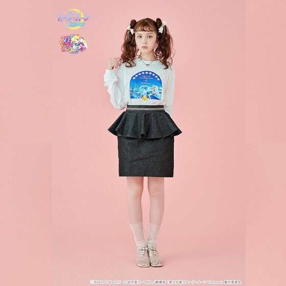 PRE-ORDER : Movie version "Sailor Moon Cosmos" x RoseMarie seoir Collaboration Long Sleeve T-shirt