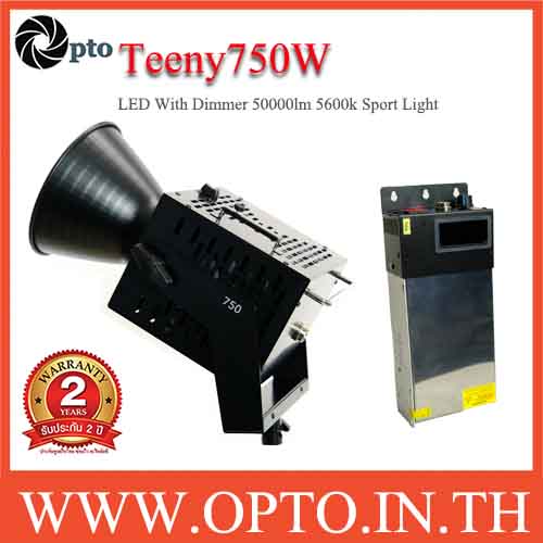 Teeny750W LED With Dimmer 75000lm 5600k Sport Light Bowen Mount ไฟLEDสปอร์ตไลท์ขนาดเล็กกะทัดรัด