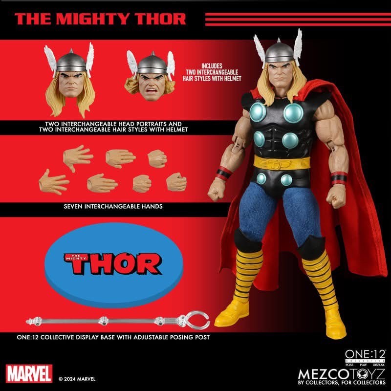 Pre-order : ONE:12 COLLECTIVETHE MIGHTY THOR by Mezco Toyz
