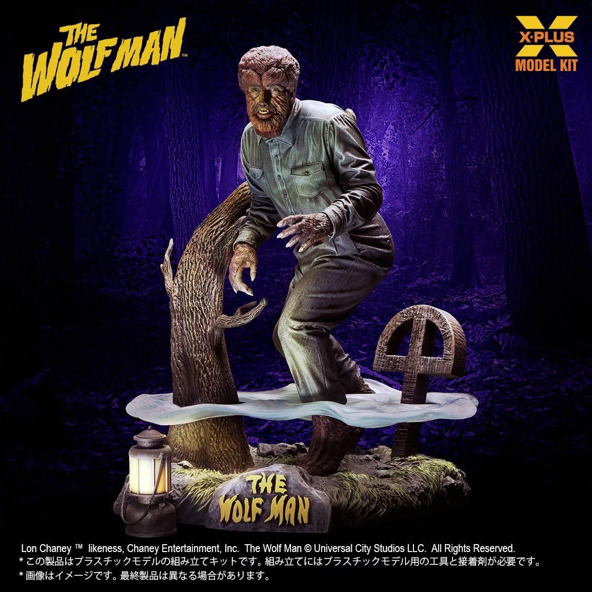 Pre-order : 1/8 Lon Chaney Jr. as Wolf Man Plastic Model Kit by X Plus