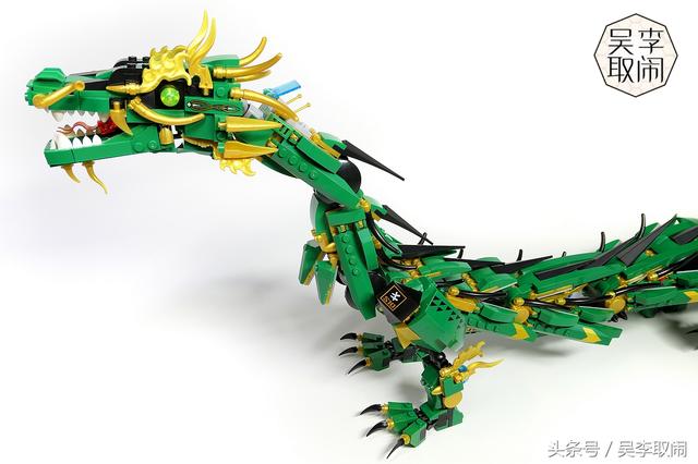 Lepin 8918 Ninjago Green Ninja Dragon Kirin 1443pcs (มีไฟ)