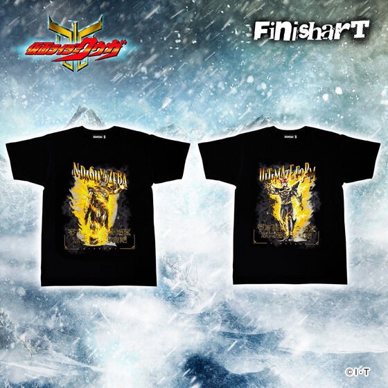 PRE-ORDER : FinisharT Kamen Rider Kuuga Ultimate Form & N-Daguva-Zeba Supernatural Combustion Ability T-shirt (2 types in total)
