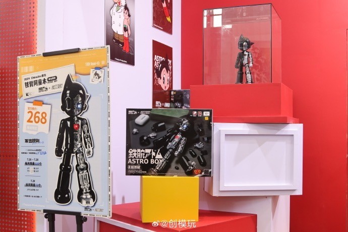 พลาโม *ChinaJoy 2024 Limited Edition* Astro Boy Black ver. Plastic Model Kit by Tron Model-Kit