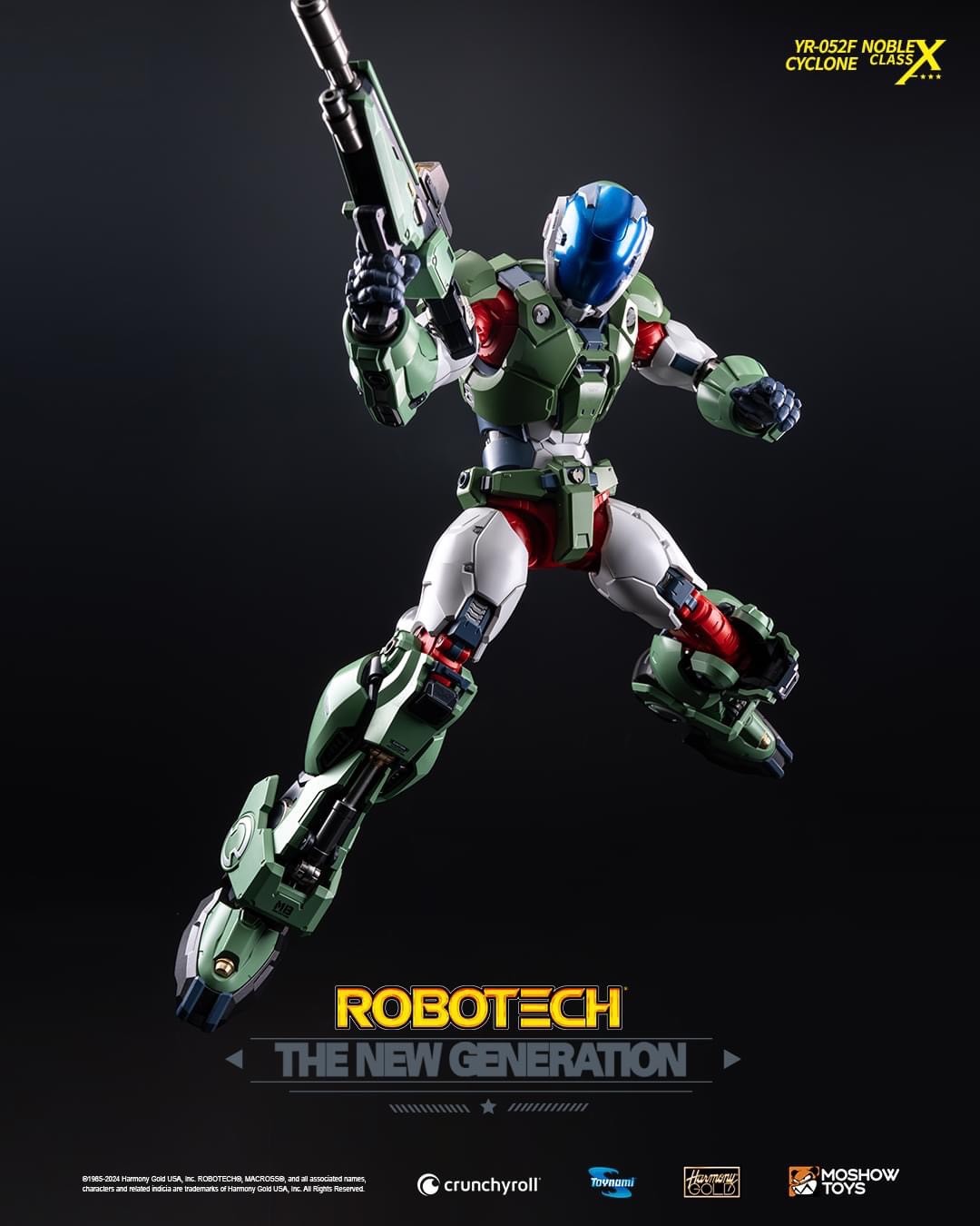 Pre-order : Noble Class X Series Robotech The New Generation: YR-052F Transformable Cyclone by Toynami x Moshow Toys