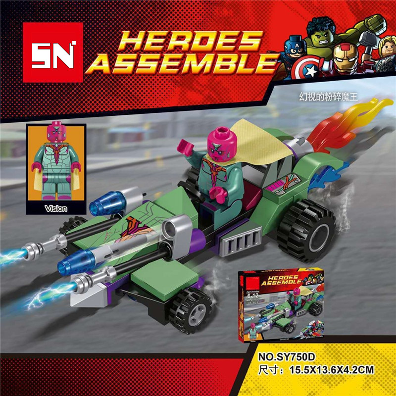 SY 750 A-D Heroes Assemble 4 in 2