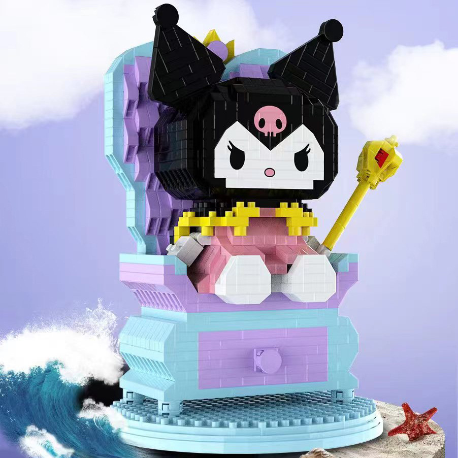 Gejia 6066 - Sanrio - Kuromi & Throne 1256pcs