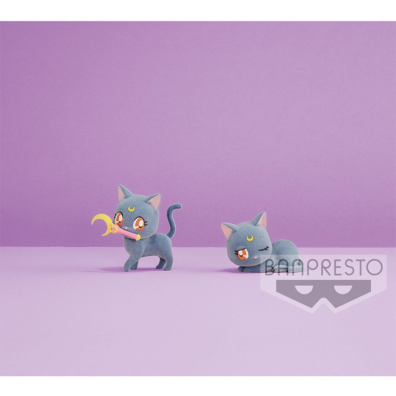 ฟิกเกอร์ ลูน่า เซเล่อร์มูน Pretty Guardian Sailor Moon Fluffy Puffy ~Luna~ (Ver. A/B) by Banpresto