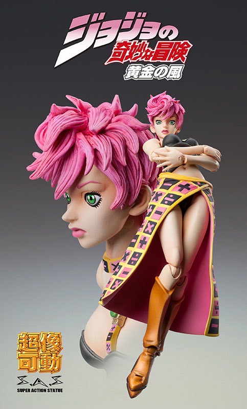 Pre-order : Super Action Statue JoJo's Bizarre Adventure Part.V Trish Una Ver.BLACK by Medicos
