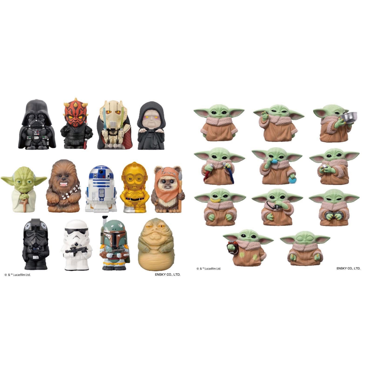 Pre-order : Star Wars Soft Vinyl Puppet Mascot by Ensky (Reissue)