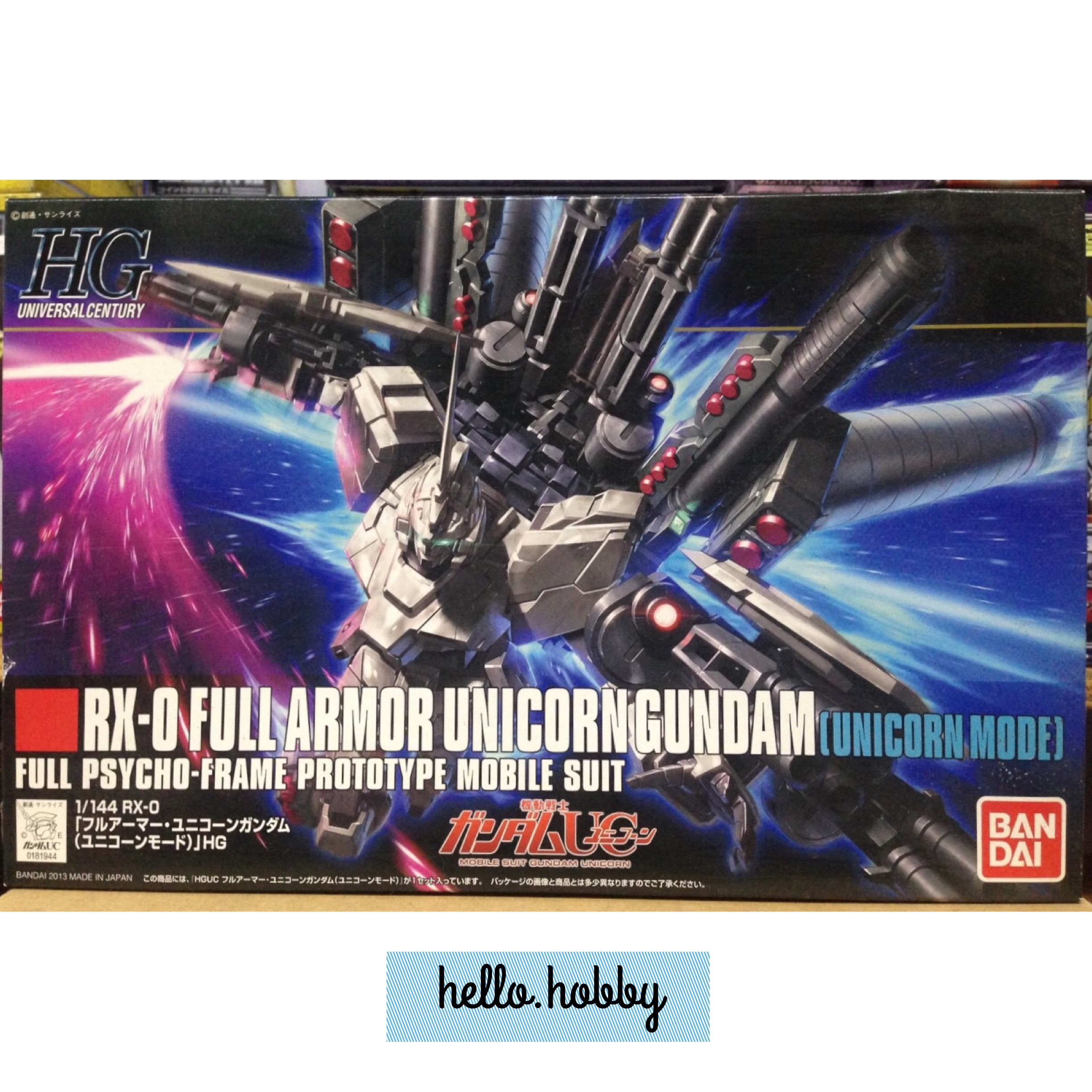 HGUC 156 1/144 Full Armor Unicorn Gundam (Unicorn Mode) by Bandai