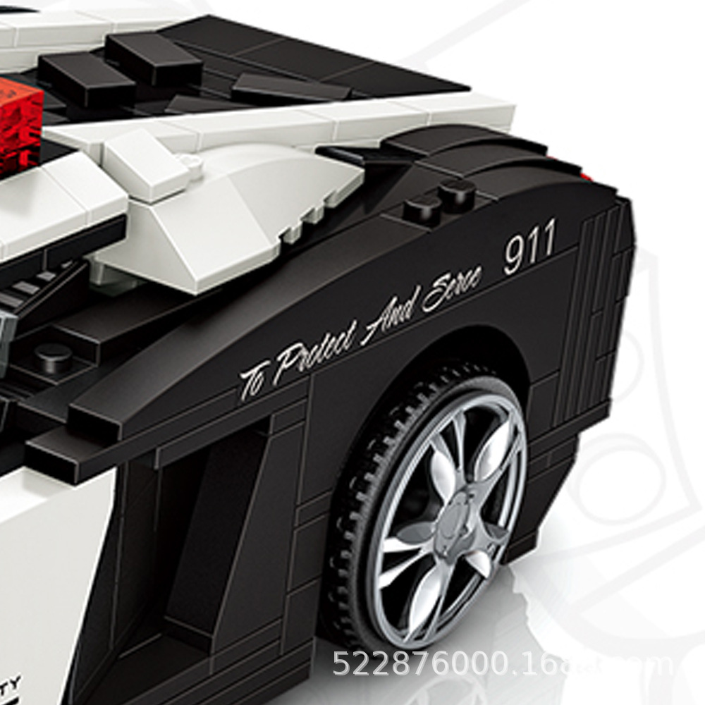 Loz 1113 Police Car 1005pcs