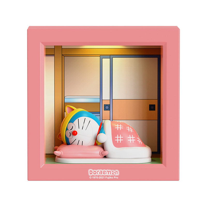 Rock x Doraemon Sleeping Baby Commemorative Photo Frame Night Light by ONE2TEN
