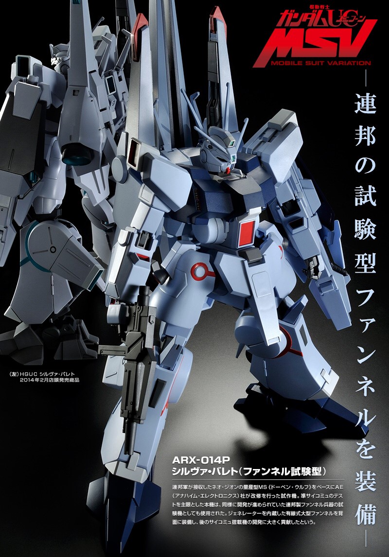 PRE-ORDER : HGUC 1/144 SILVER BULLET (FUNNEL TEST TYPE) PLASTIC MODEL