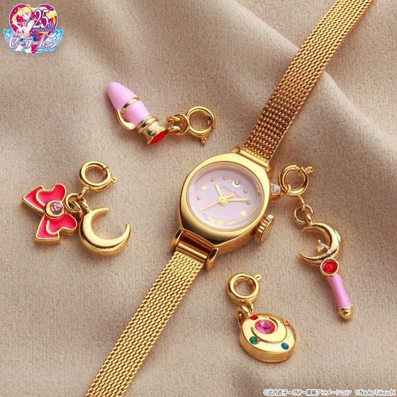 PRE-ORDER : Pretty Soldier Sailor Moon Charm Watch Sailor Moon Model