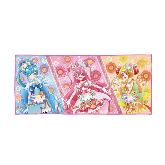 PRE-ORDER : Delicious Party Pretty Cure Tsumitsumi Cooking Recipe Pippi Meat Sauce Pasta Recipe Face Towel with Pippi