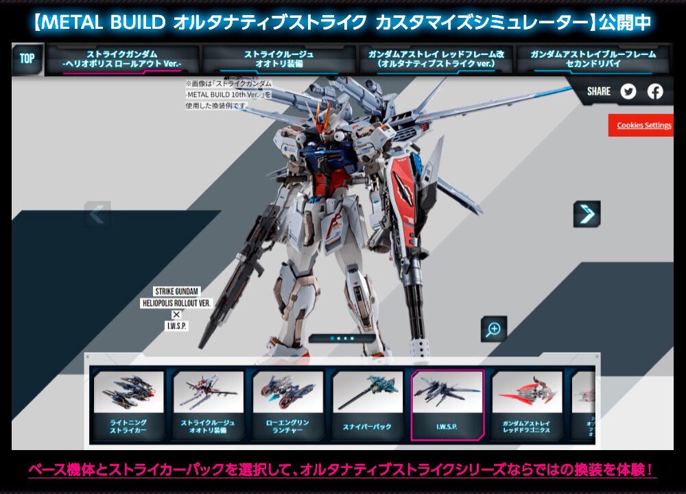 PRE-ORDER : METAL BUILD I.W.S.P.