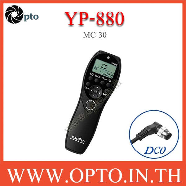YP-880 YouPro MC-30 wired Timer Remote Switch For Nikon D810 D800 D700 D300 รีโมทตั้งเวลา
