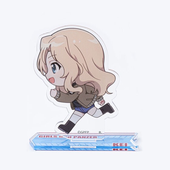 PRE-ORDER : Girls und Panzer Running Deformed Series Acrylic Stand