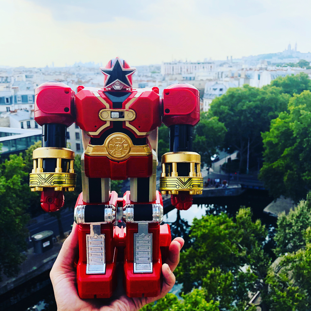 Chouriki Sentai Ohranger - DX Red Puncher by Bandai