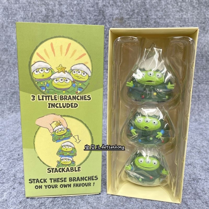 Toy Story - Aliens Little Christmas Tree Ornaments - Stackable Toy by Soap Studio