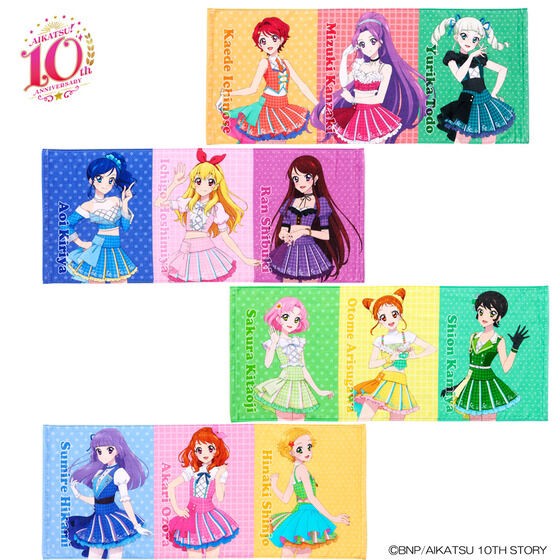 PRE-ORDER : Aikatsu! ~10th STORY~ STARWAY Face Towel to the Future