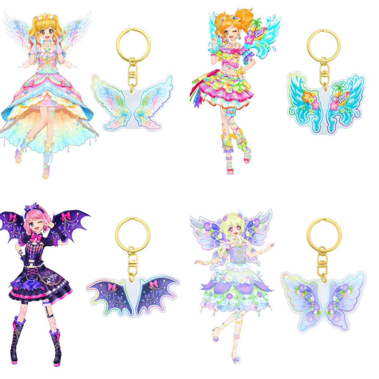 PRE-ORDER : Aikatsu! Charm & Keychain