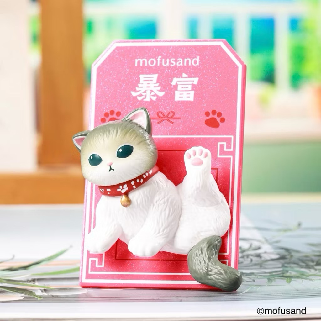 แม่เหล็กติดตู้เย็น ได้ 1ตัว Mofusand - Good Luck Magnet Series Fridge Magnet by Unipop