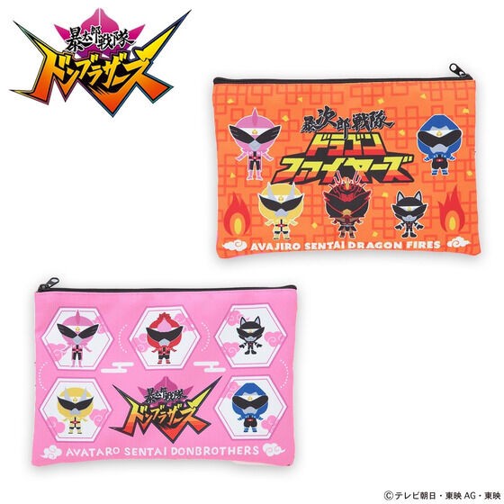 PRE-ORDER : Avataro Sentai Donbrothers Deformed Flat Pouch