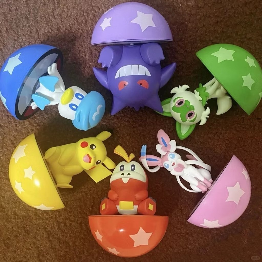 โมเดล ตุ๊กตาล้มลุก Pokemon - Swing Ball - Row Sitting Tumbler Series by Langbowang