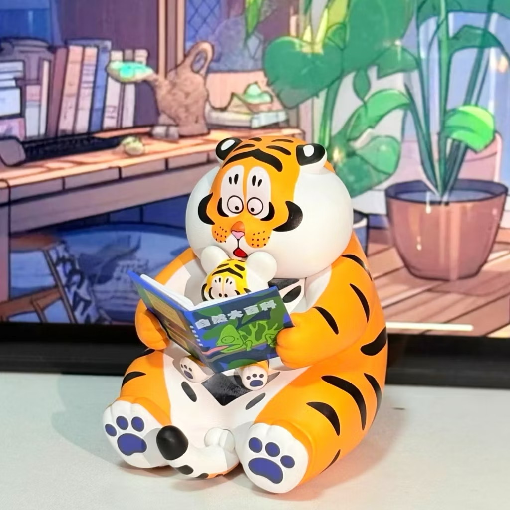 โมเดลเสืออ้วน ได้ 1ตัว - Panghu I,m Not Fat Tiger - Father & Stubborn Son Series V2 by Funism