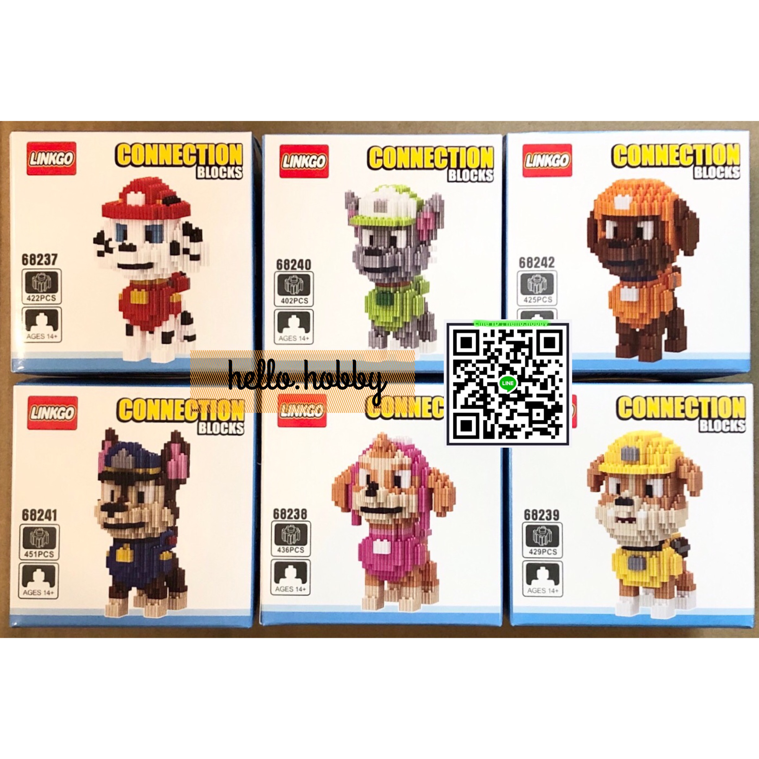 Linkgo 68237-68242 Paw Patrol (แบบเฟือง)