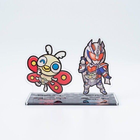 PRE-ORDER : Kamen Rider Gotchard x Chibi Godzilla's Counterattack Acrylic Stand (5 types)