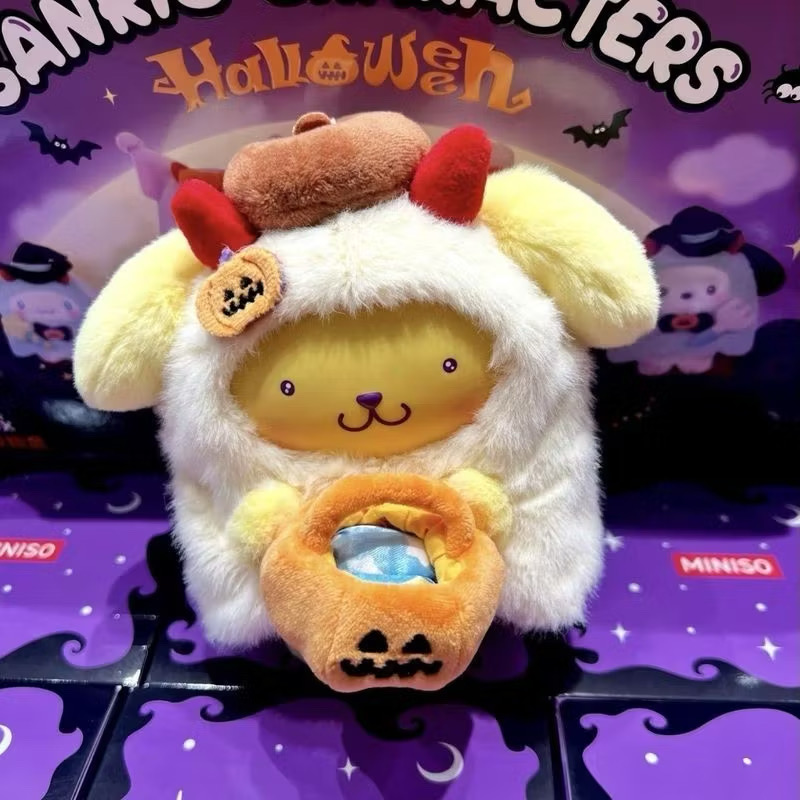 ตุ๊กตาพวงกุญแจ Sanrio - Halloween Candy Carnival Night Series Vinyl Plush Pendant Keychain by Miniso