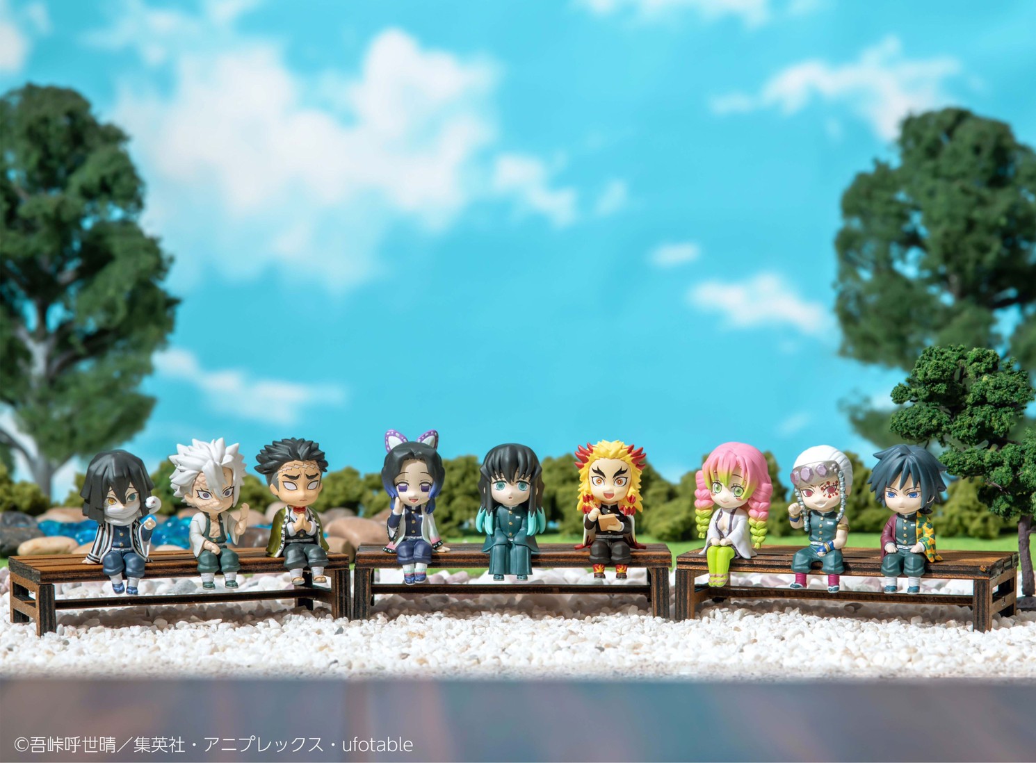 Pre-order : Sitting Position The Complete 25 Figures Demon Slayer: Kimetsu no Yaiba by Kitan Club