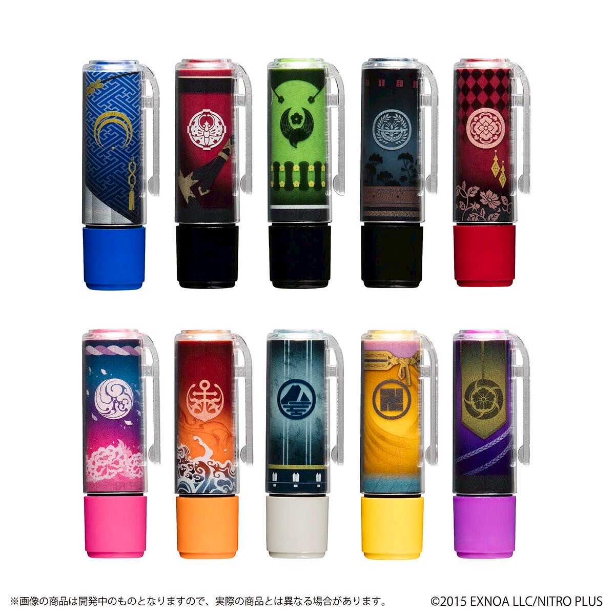 PRE-ORDER : Touken Ranbu ONLINE Shachihata Name 9 Stamp First Edition (10 Stamps)