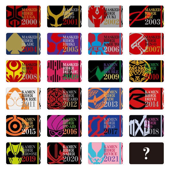 PRE-ORDER : Kamen Rider Series PIICA + Clear Pass Case (Crest Series) (Random)