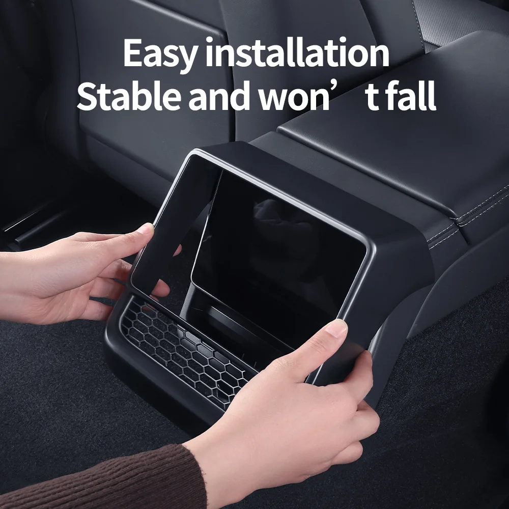 หน้ากาก ป้องกันจอหลัง และช่องแอร์Rear Screen and air vent protection Tesla Model Y Juniper / Model 3 High land