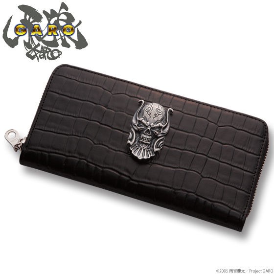 PRE-ORDER : Garo "Zaruba" Image Genuine Leather Round Wallet