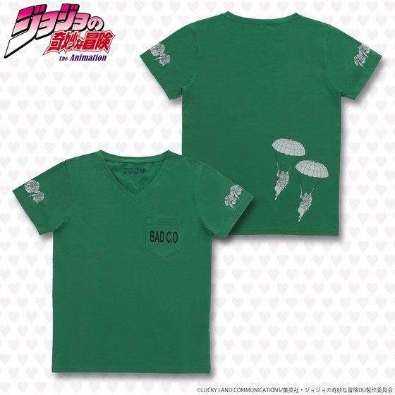 PRE-ORDER : JoJo's Bizarre Adventure Pocket T-shirt (Bad Company)