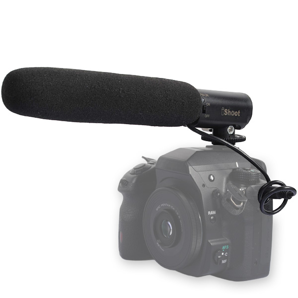 PL-MIC01 Stereo Microphone For DSLR Camera DV Camcorder ไมค์สำหรับกล้องDSLR