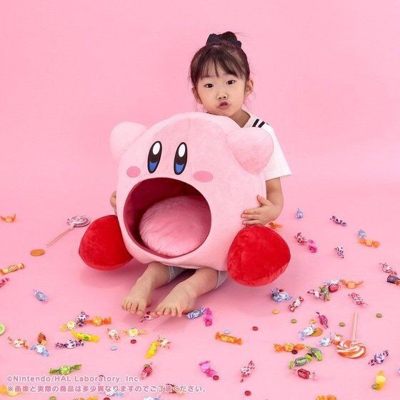 PRE-ORDER : ‘Inhaling! kirby’ Plush Cushion