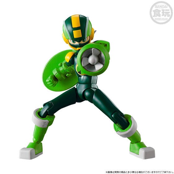 PRE-ORDER : SMP Kit Makes Pose MEGA MAN BATTLE NETWORK STYLE CHANGE HEAT GUTS & WOOD SHIELD SET