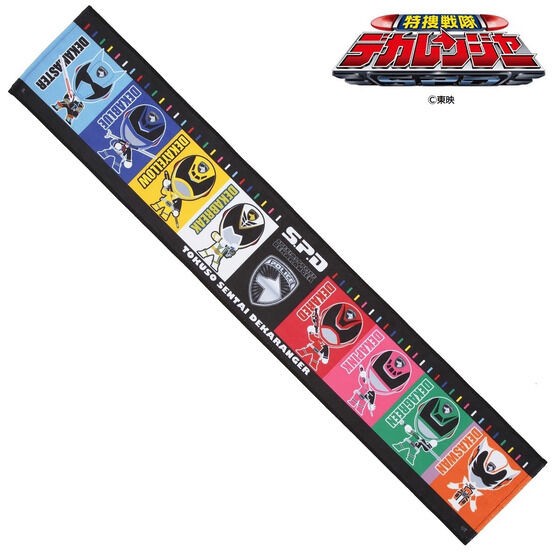 PRE-ORDER : Tokusou Sentai Dekaranger Deformed Muffler Towel