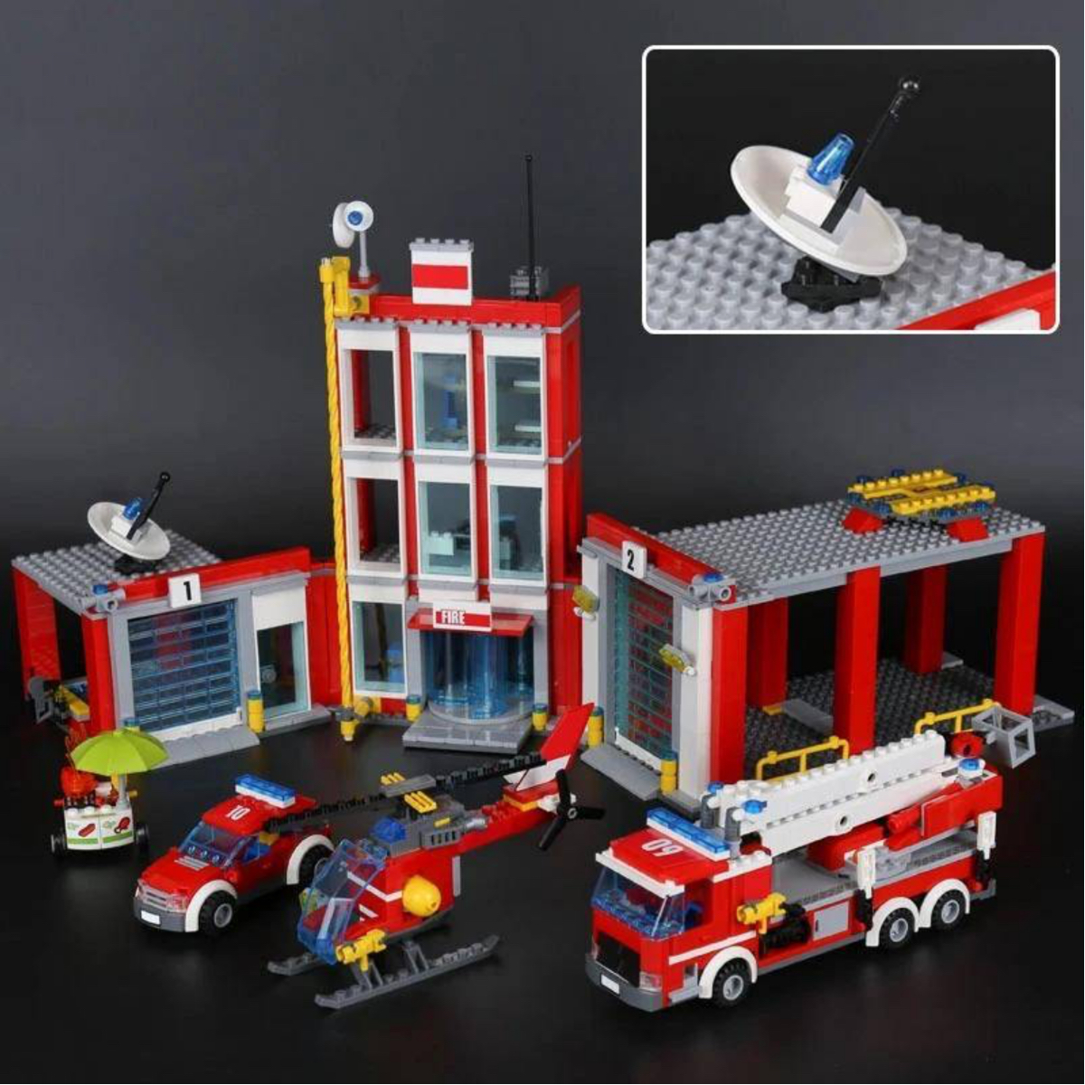 Lion king 180034 Fire Station 1029pcs