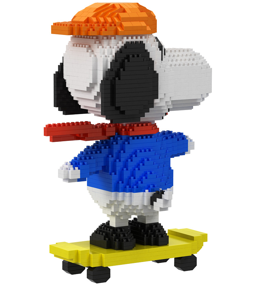 Babu 8822 Snoopy on Skateboard 1550pcs